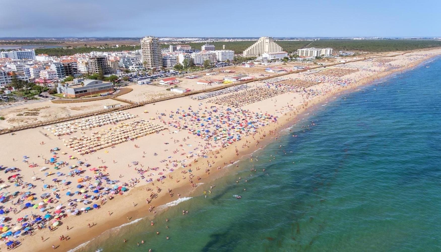 Casa Pe Da Praia Monte Gordo Eksteriør bilde